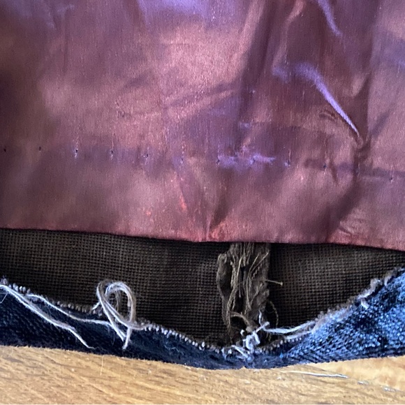 Vintage 60s Chocolate Brown Faux Fur Mink Collar 3/4 Sleeve Coat Women's M - Picture 10 of 16